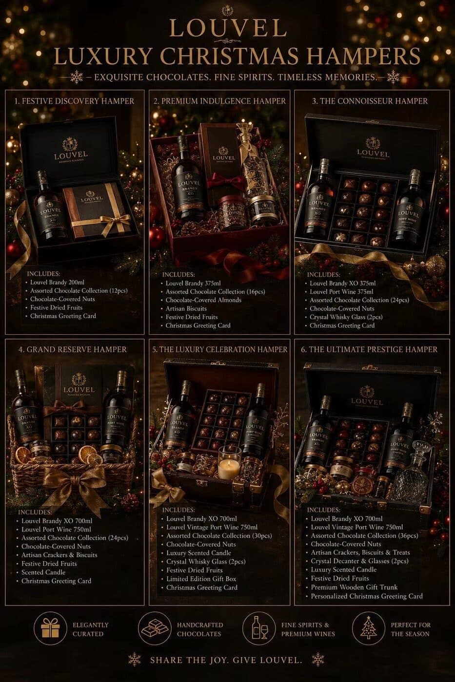 LOUVEL Luxury Christmas Hampers